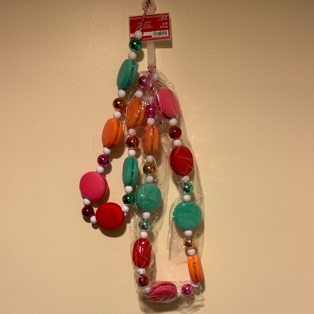 Colorful Macarons Garland, 6ft.